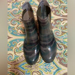 NWT Jack Rogers Camo Sallie Print Rainboot Rain Boot Sz 9
